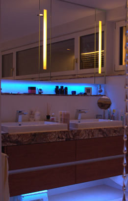 Badezimmer-Luxus-RGB-LED-Licht-FL-Lampen
